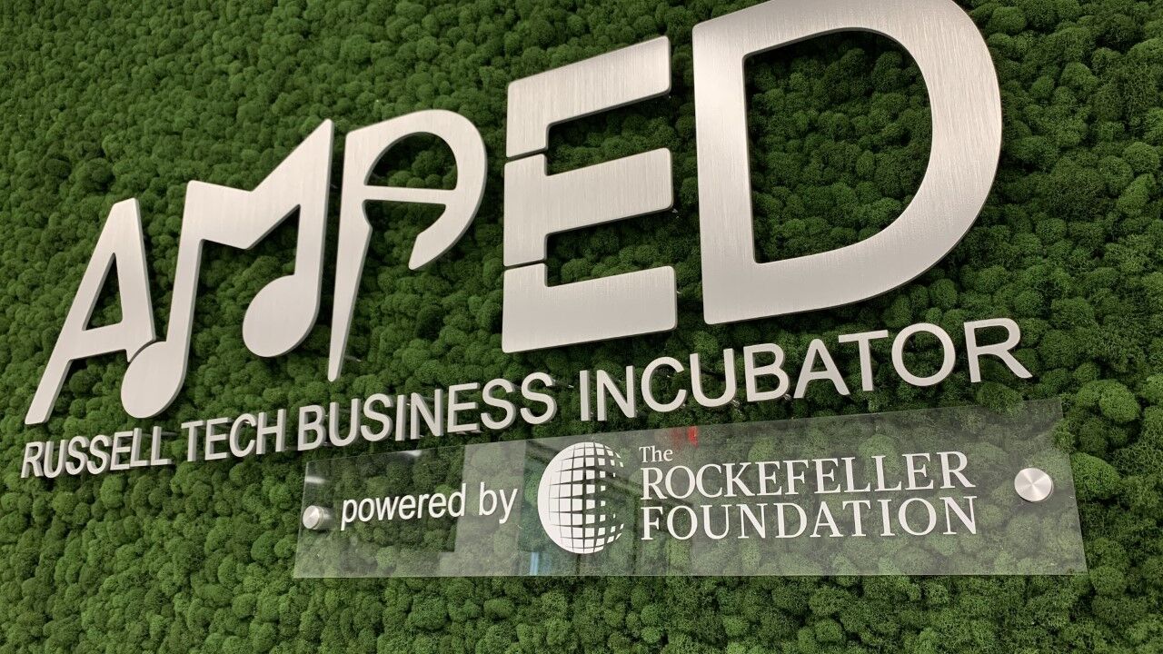 AMPED sign